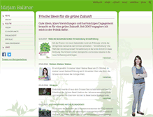 Tablet Screenshot of mirjamballmer.ch